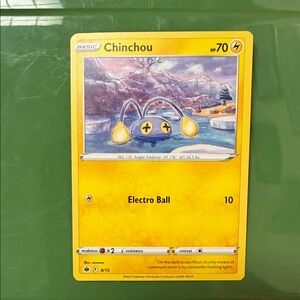 Chinchou PokéMon Card